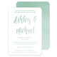 Green Ombre Invitations Image 4 of 5
